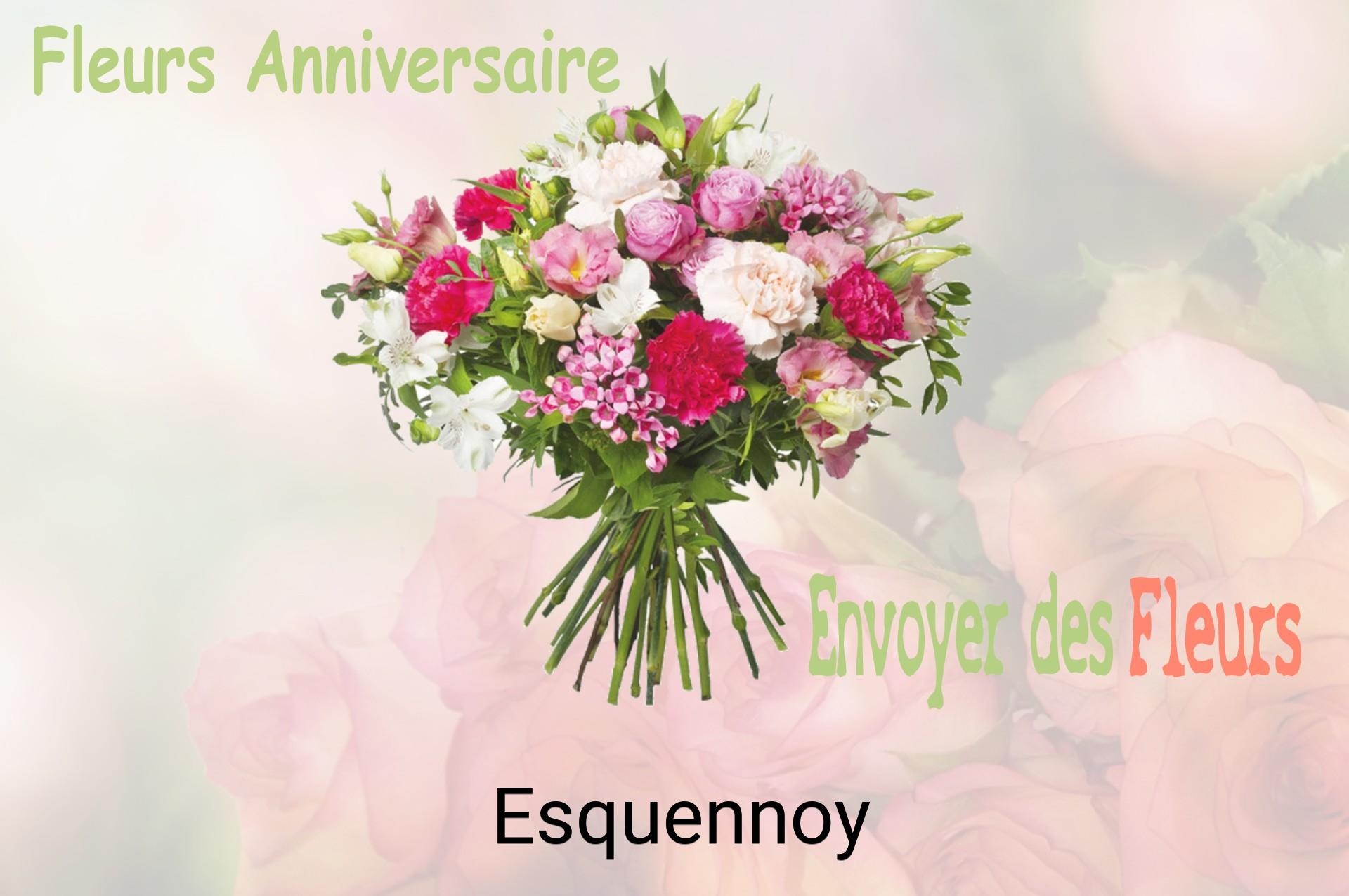 Bouquet de fleurs d’anniversaire livré à Esquennoy